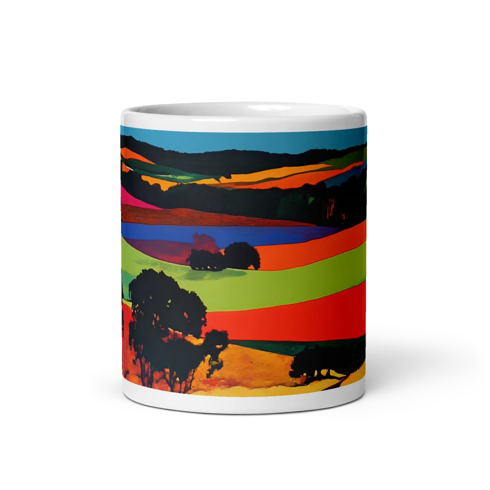 Vibrant Countryside | Mug with White inside | 11 oz