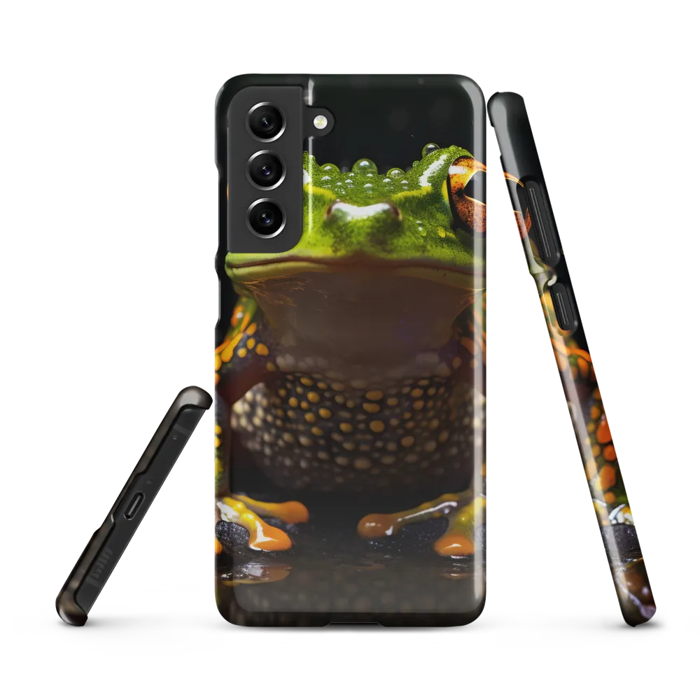 Emerald Elegance: The Frog in Focus