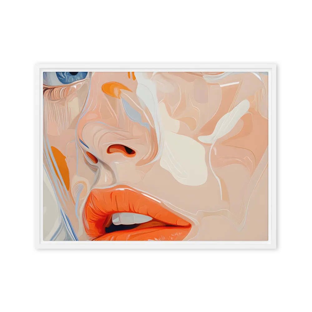 Ethereal Expressions | Canvas with White Frame | 18″×24″