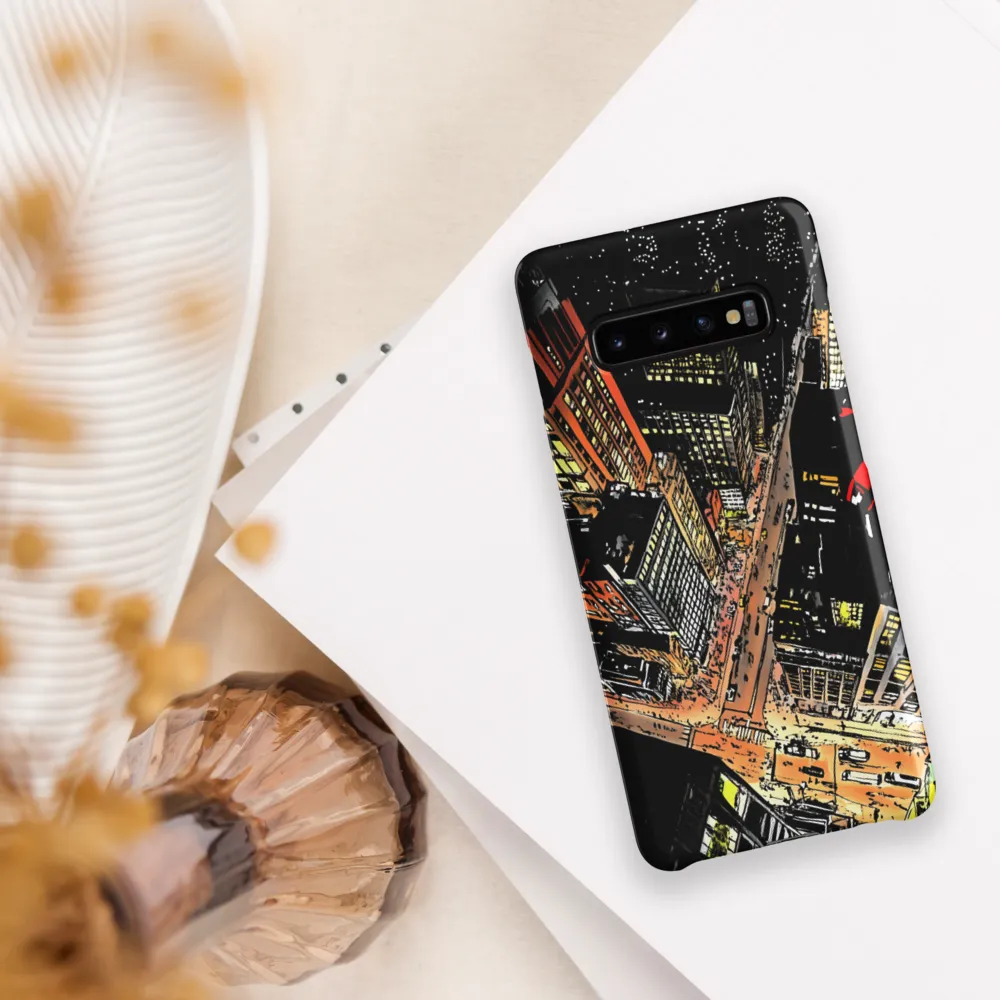 Urban Nightscape: A Bird's-eye View