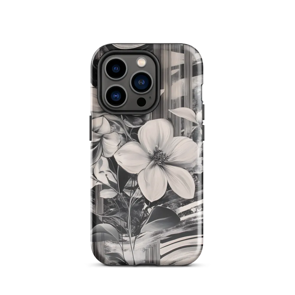 Ethereal Bloom: A Dance of Monochromes