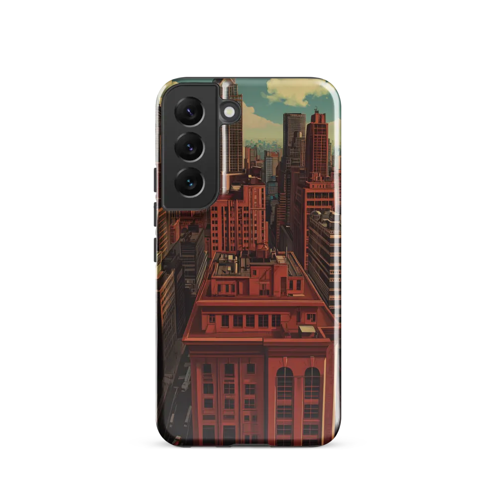 Urban Reverie: A Journey Through the City | Phone Case |  S22 | Tough Case | Glossy