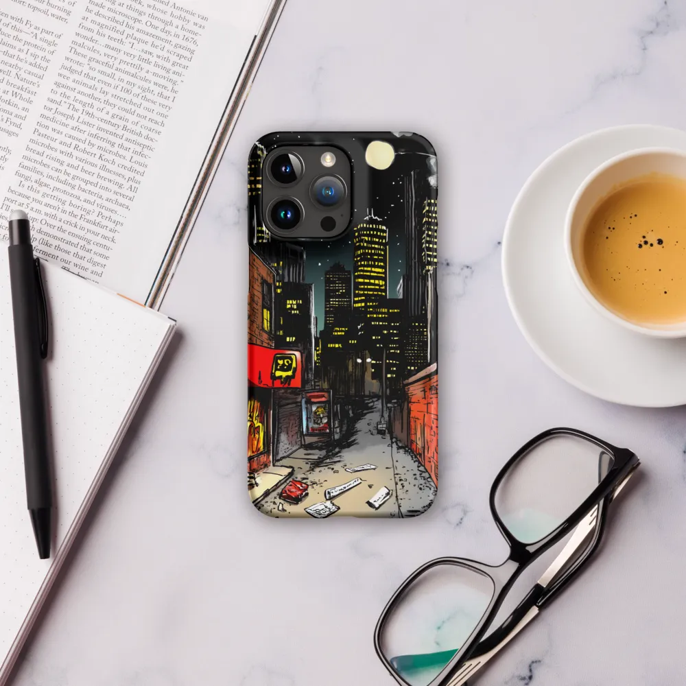 Nocturnal Cityscape: The Hidden Alley | Phone Case |  15 Pro Max | Snap Case | Matte