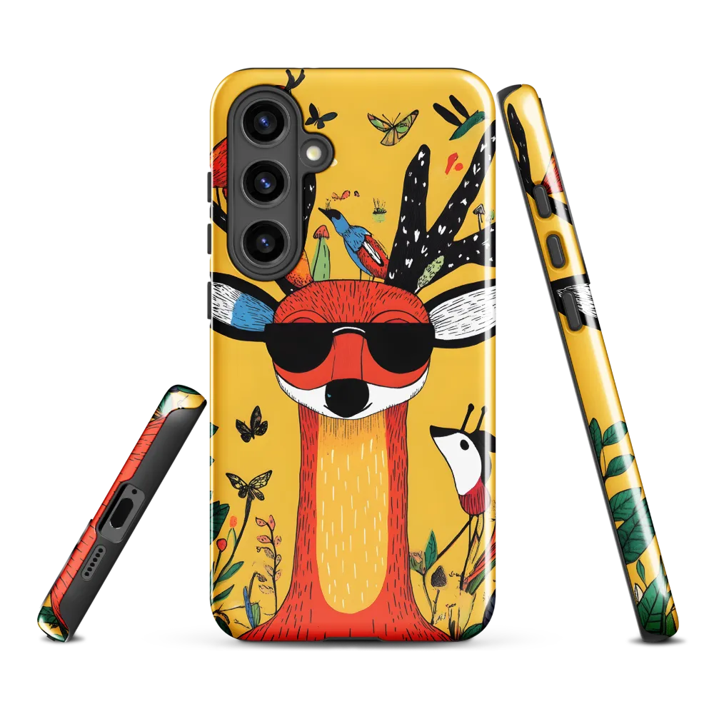 Playful Deer with Sunglasses