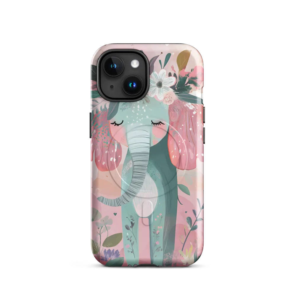 Whimsical Elephant in Bloom