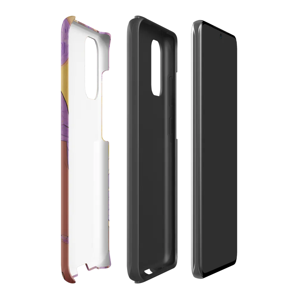 Elegance in Floral Harmony | Phone Case |  S20 Plus | Tough Case | Matte