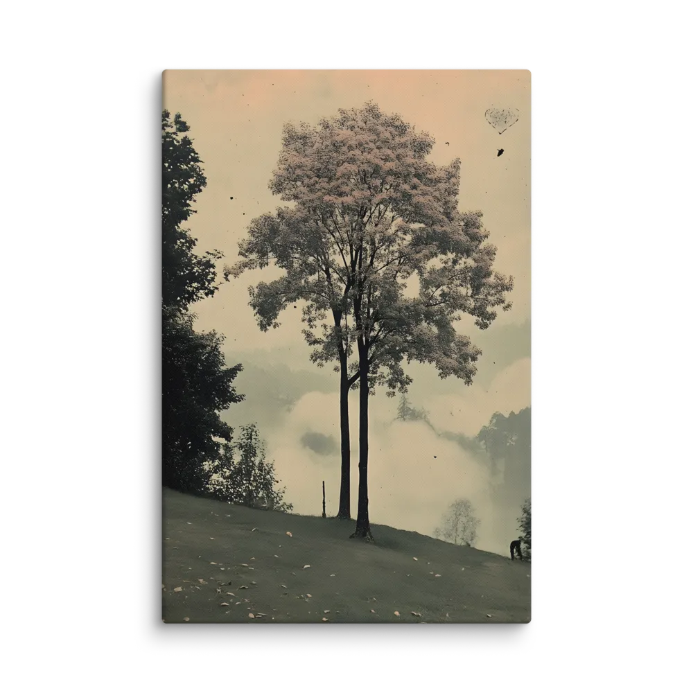 Two Trees Above the Mist