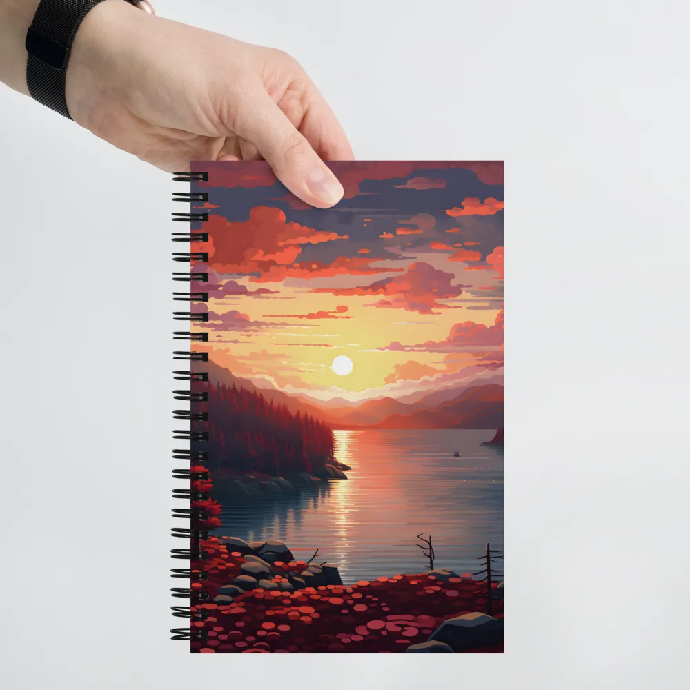 Serenity at Dusk | Spiral Notebook