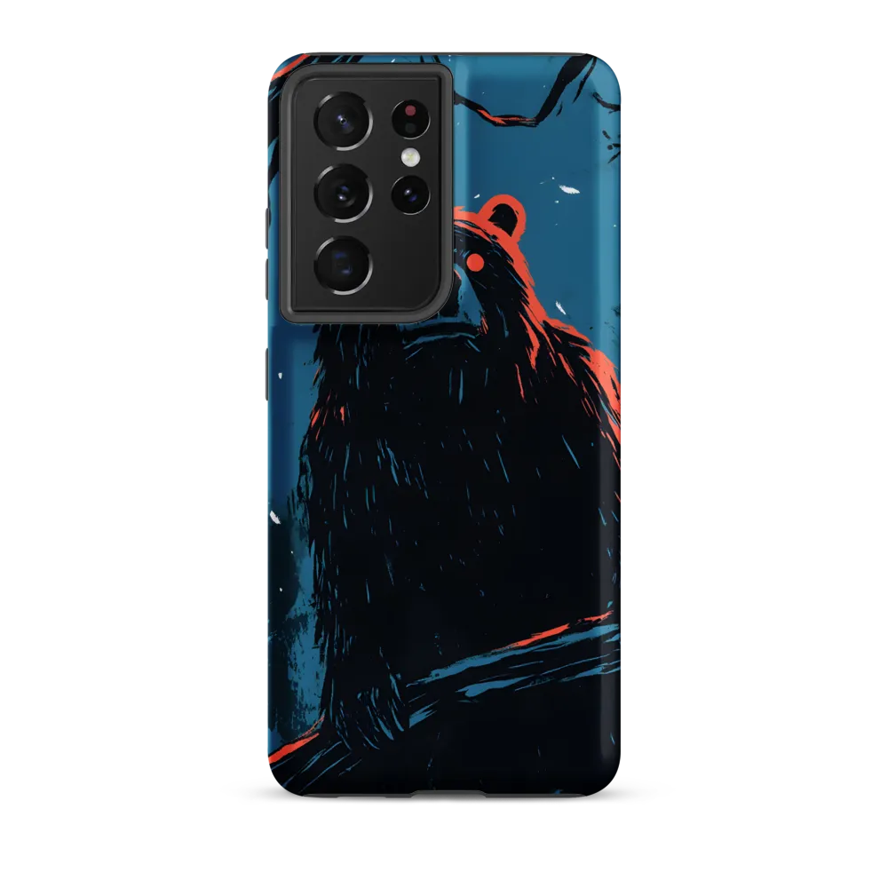 Eerie Majesty: A Bear in the Night