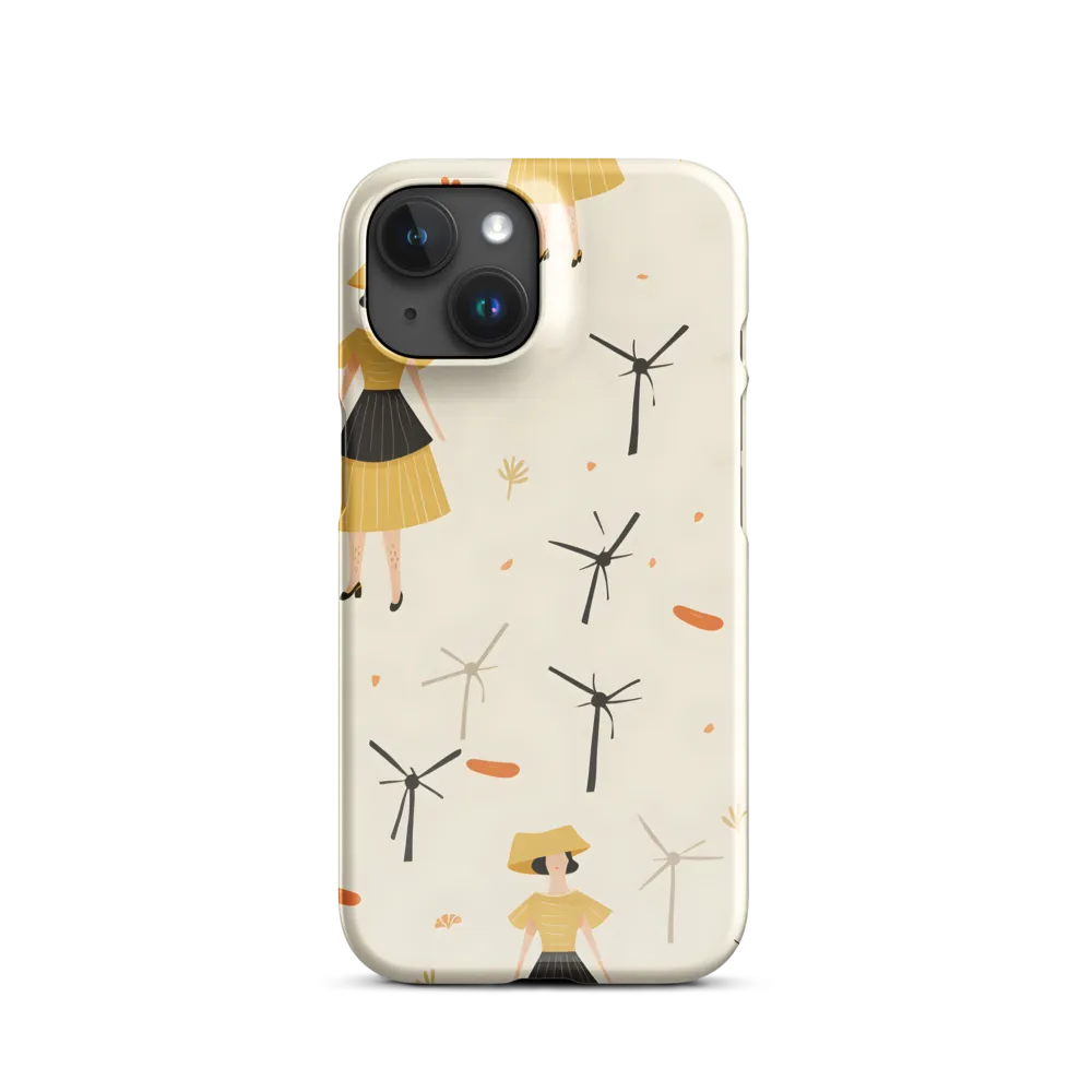 Whimsical Patterns of Nature and Femininity | Phone Case |  15 | Snap Case | Glossy