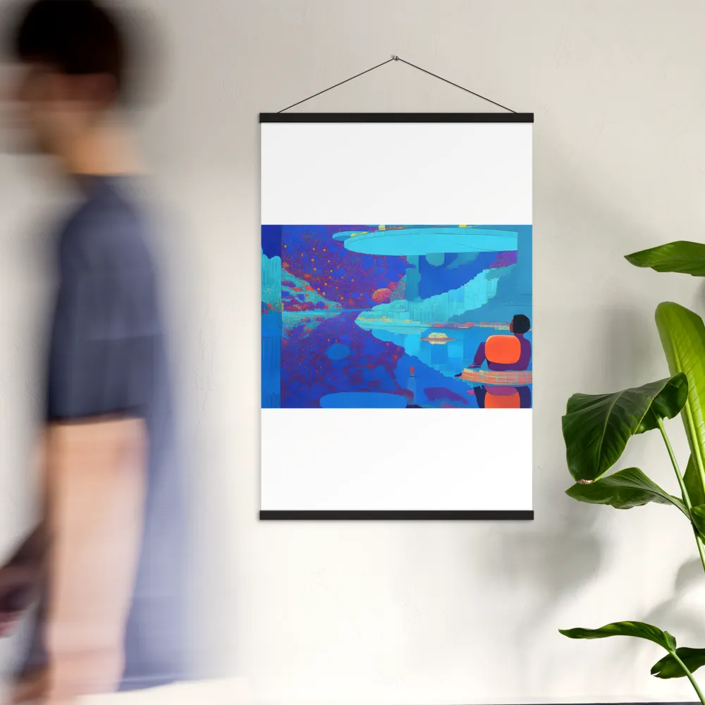 Reflections of Serenity | Poster With Black Wood Hanger | 24″×36″