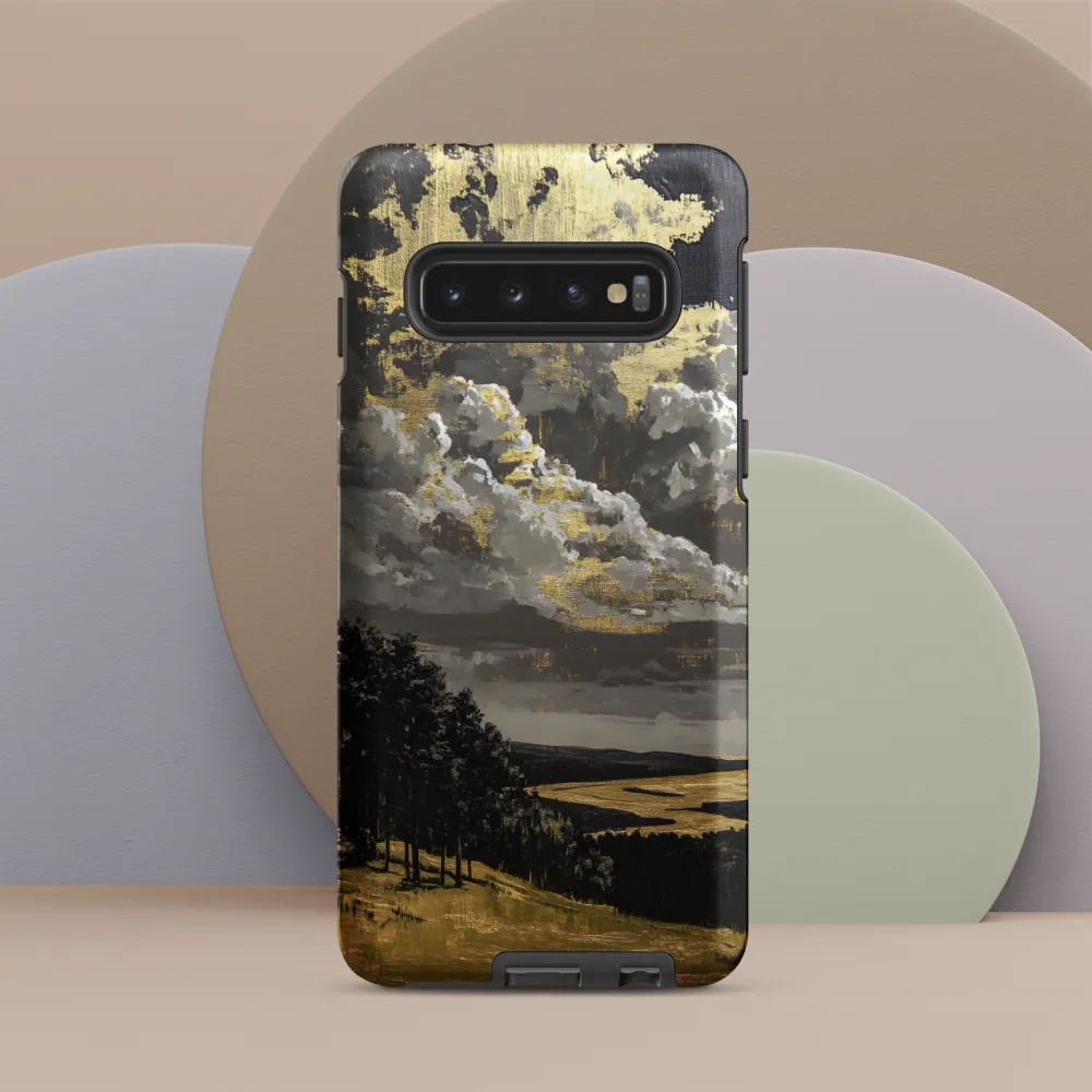Golden Serenity in a Dramatic Sky | Phone Case |  S10 | Tough Case | Matte