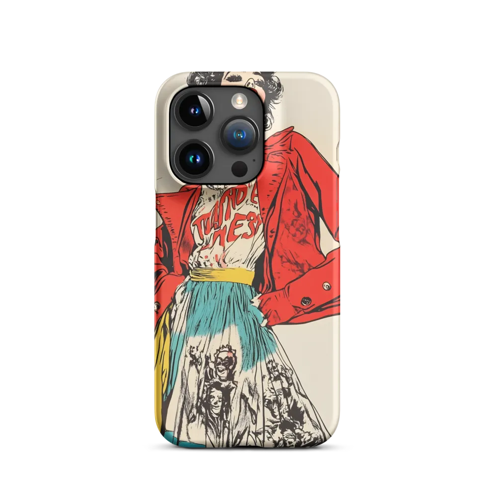 Vibrant Elegance: A Pop Art Fashion Statement