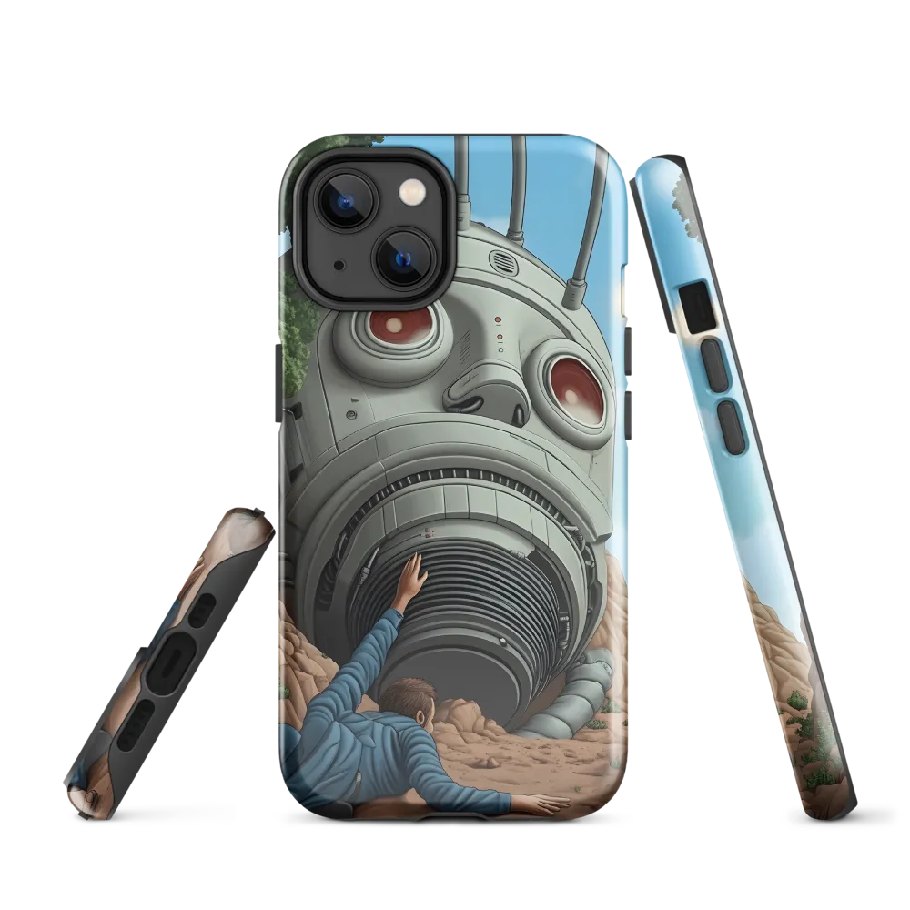 The Descent into Technological Abyss | Phone Case |  14 | Tough Case | Glossy