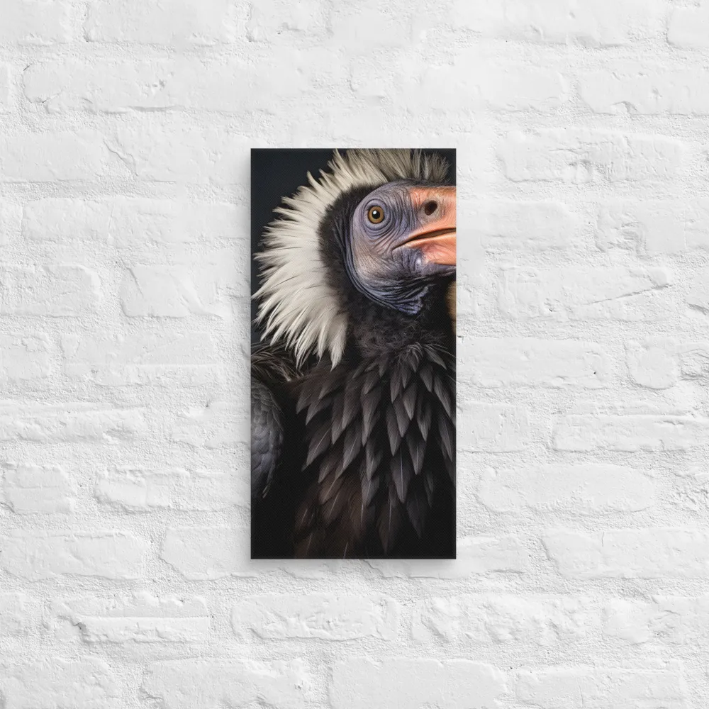 Majestic Vulture Portrait | Canvas | 10″×20″