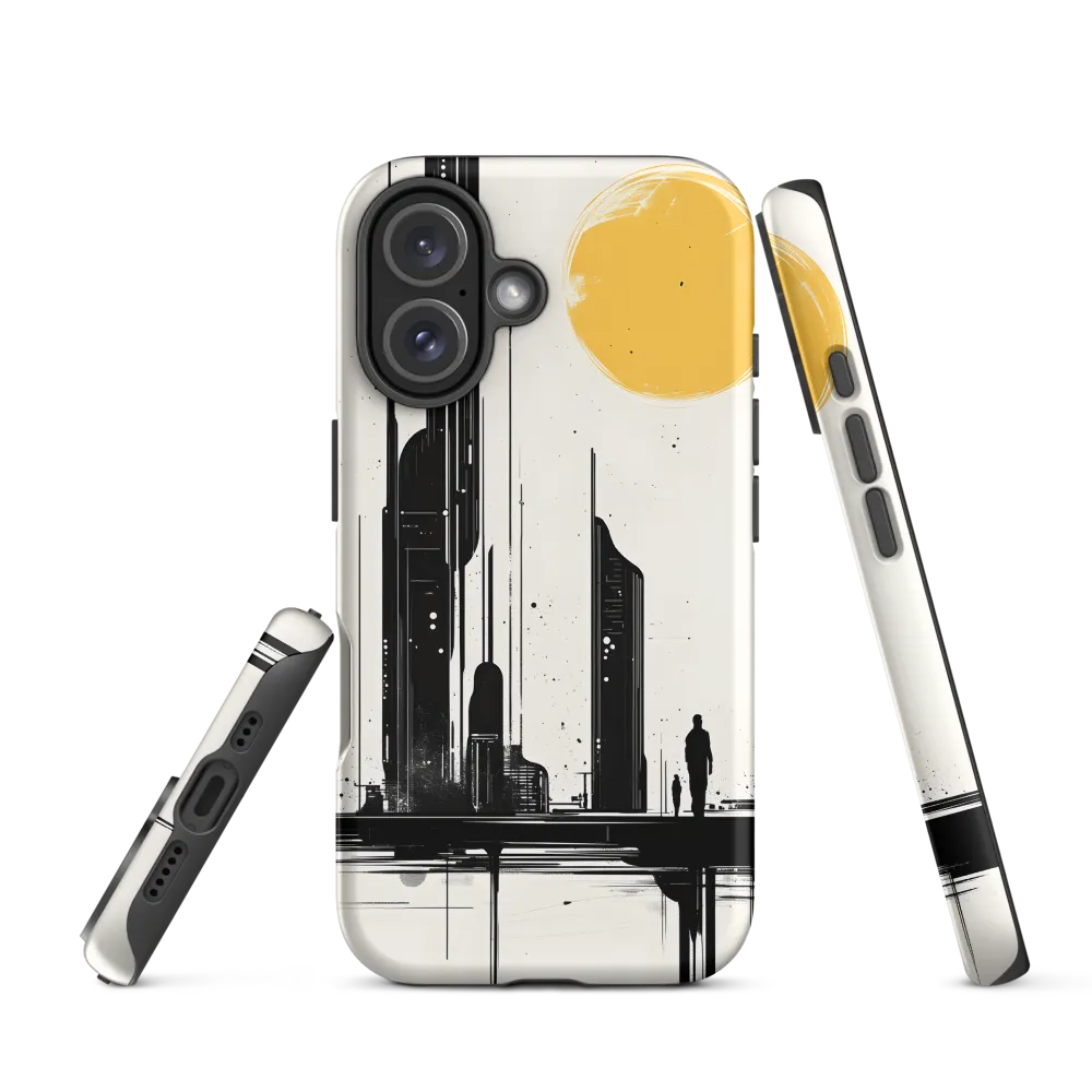 Contemplation in the City of Tomorrow | Phone Case