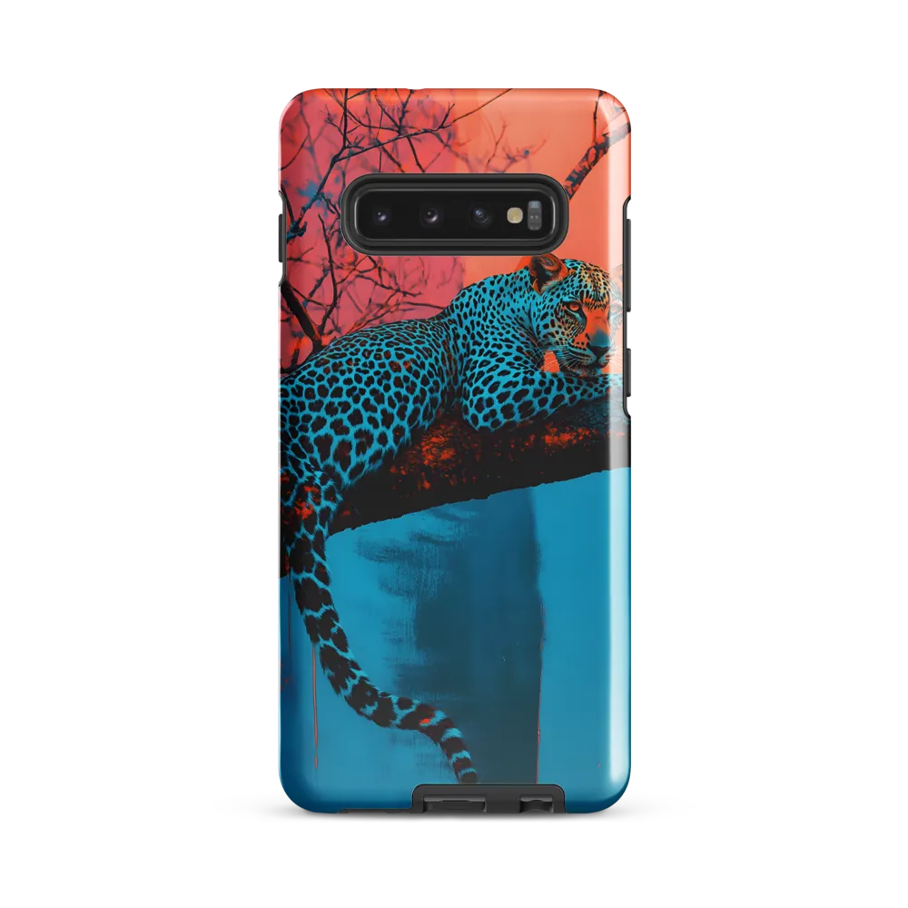 Ethereal Serenity: The Leopard's Perch | Phone Case |  S10 Plus | Tough Case | Glossy