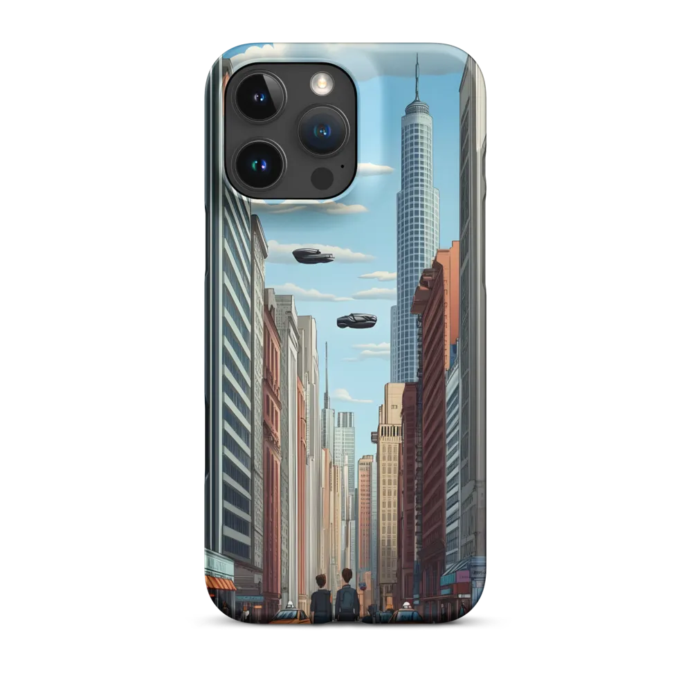 Futuristic Stroll through the Urban Skyline