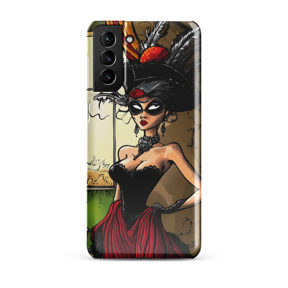 Chic Enigma | Phone Case |  S21 Plus | Snap Case | Glossy