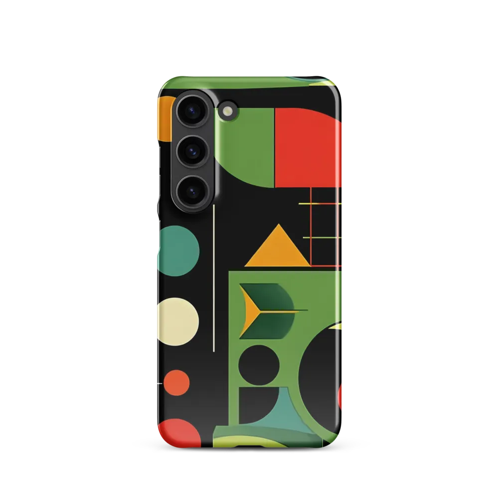 Geometric Harmony | Phone Case |  S23 | Snap Case | Glossy
