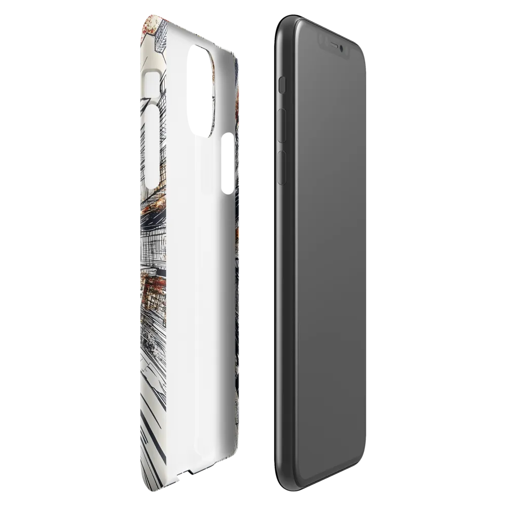 Urban Symphony: Aerial View of Life | Phone Case |  11 Pro Max | Snap Case | Glossy