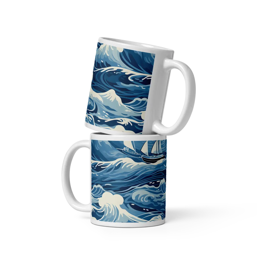 Nautical Dreams: Waves of Adventure | Mugs | Multiple Sizes & Colors