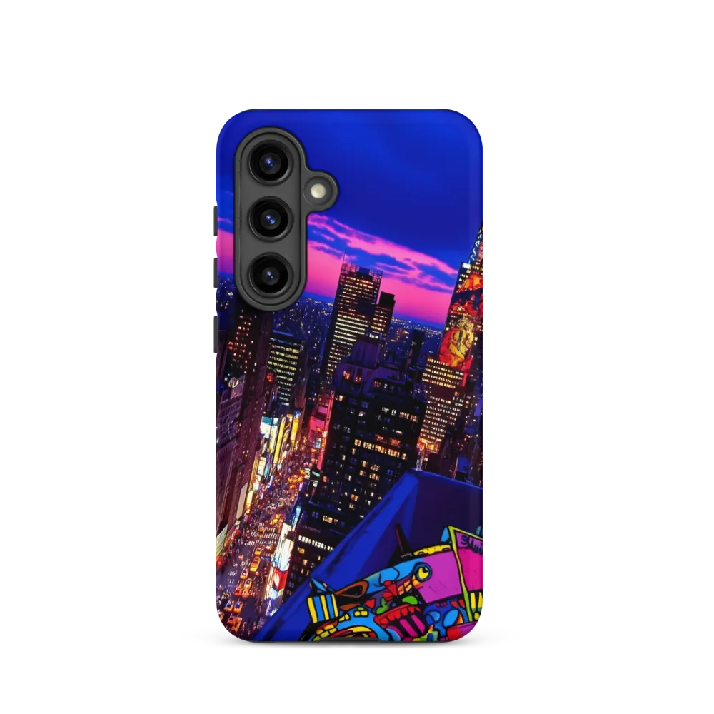 Neon Twilight: A City in Vibrance
