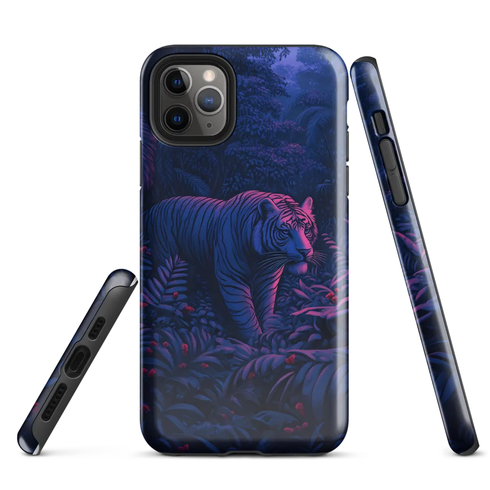 Mystic Prowler: The White Tiger in the Jungle | Phone Case |  11 Pro Max | Tough Case | Glossy