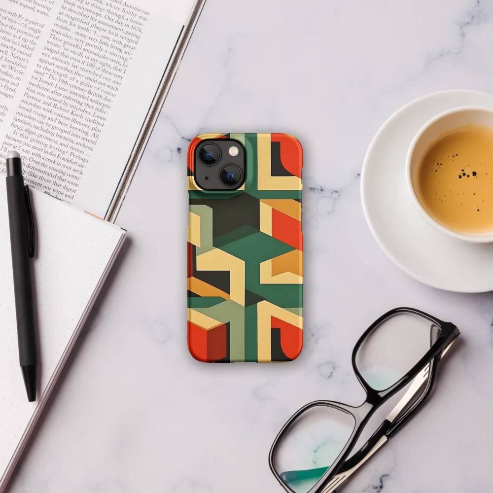 Dynamic Geometry: An Exploration of Form | Phone Case |  13 Mini | Snap Case | Matte
