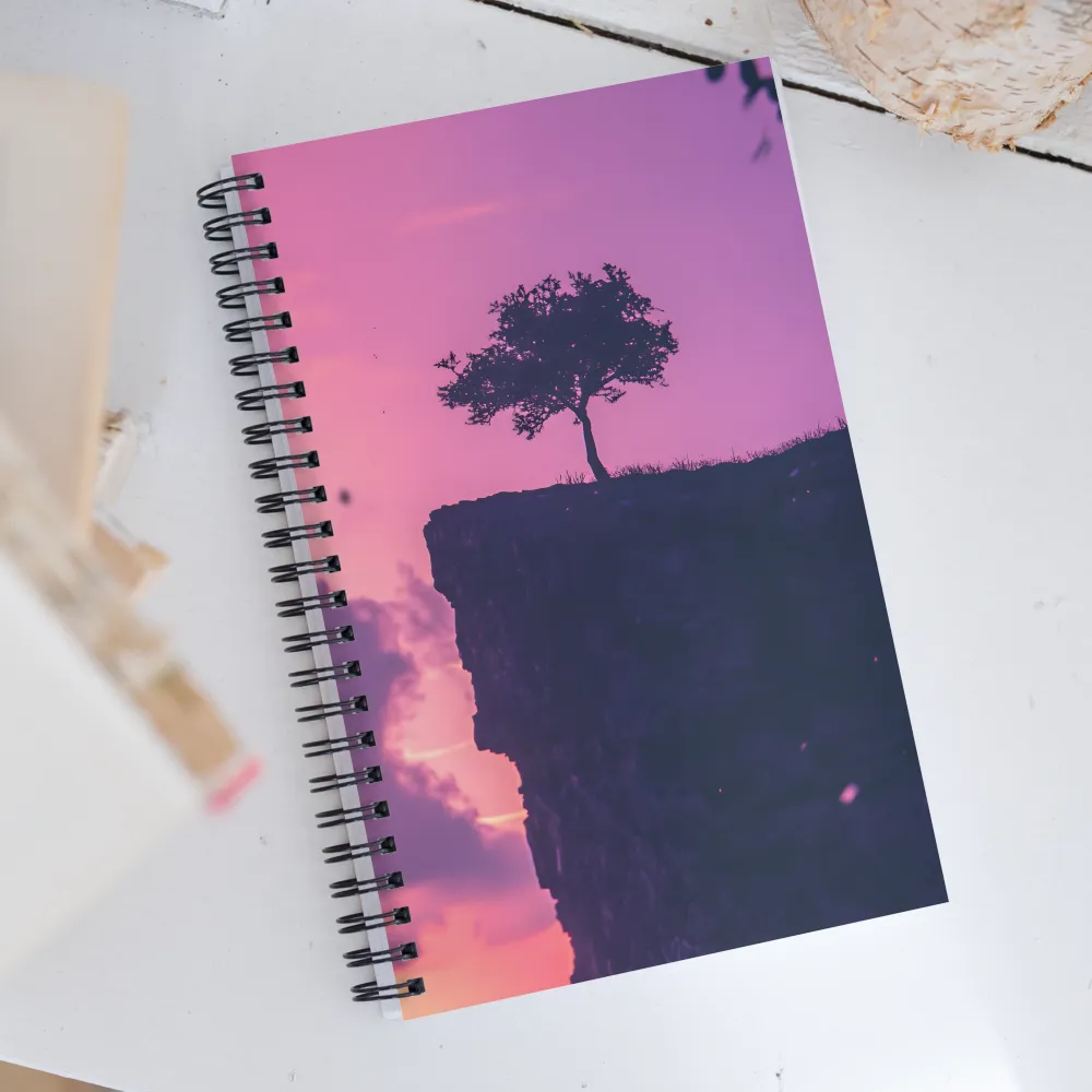 Solitude on the Edge | Spiral Notebook