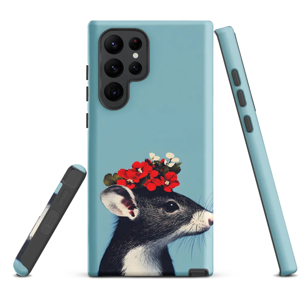 Whimsical Flora: A Mouse's Floral Crown