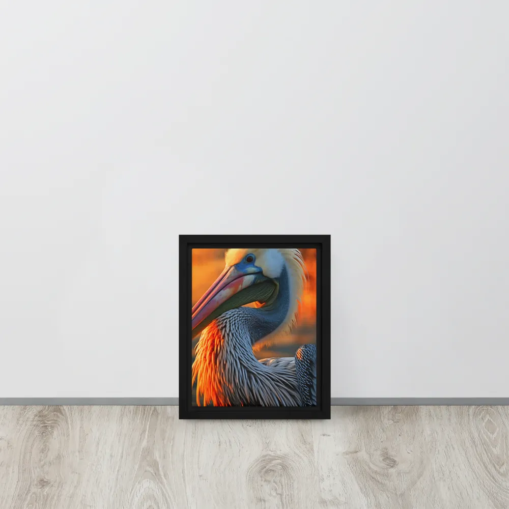 Elegance of the Pelican at Sunset