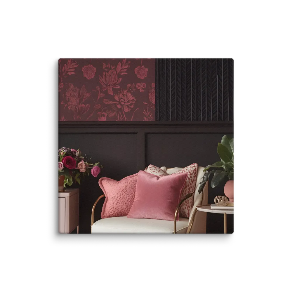 Elegance in Contrast: A Modern Interior Design | Canvas | 28″×28″
