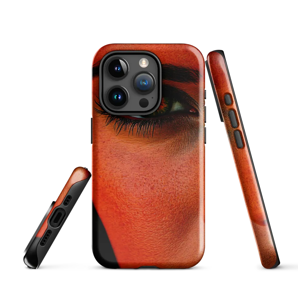 Gaze of Intensity | Phone Case |  15 Pro | Tough Case | Glossy