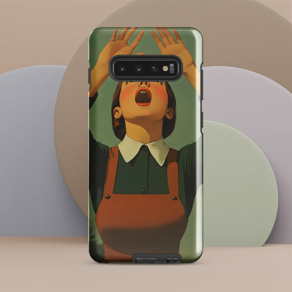 The Cry of Despair | Phone Case |  S10 Plus | Tough Case | Glossy