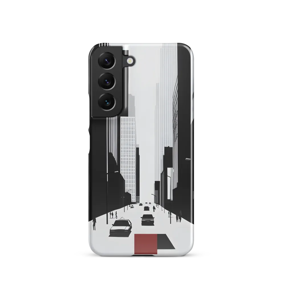 Urban Solitude: A Minimalistic Cityscape