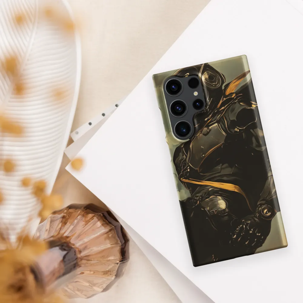 Ethereal Explorer: The Enigmatic Astronaut | Phone Case |  S23 Ultra | Snap Case | Matte