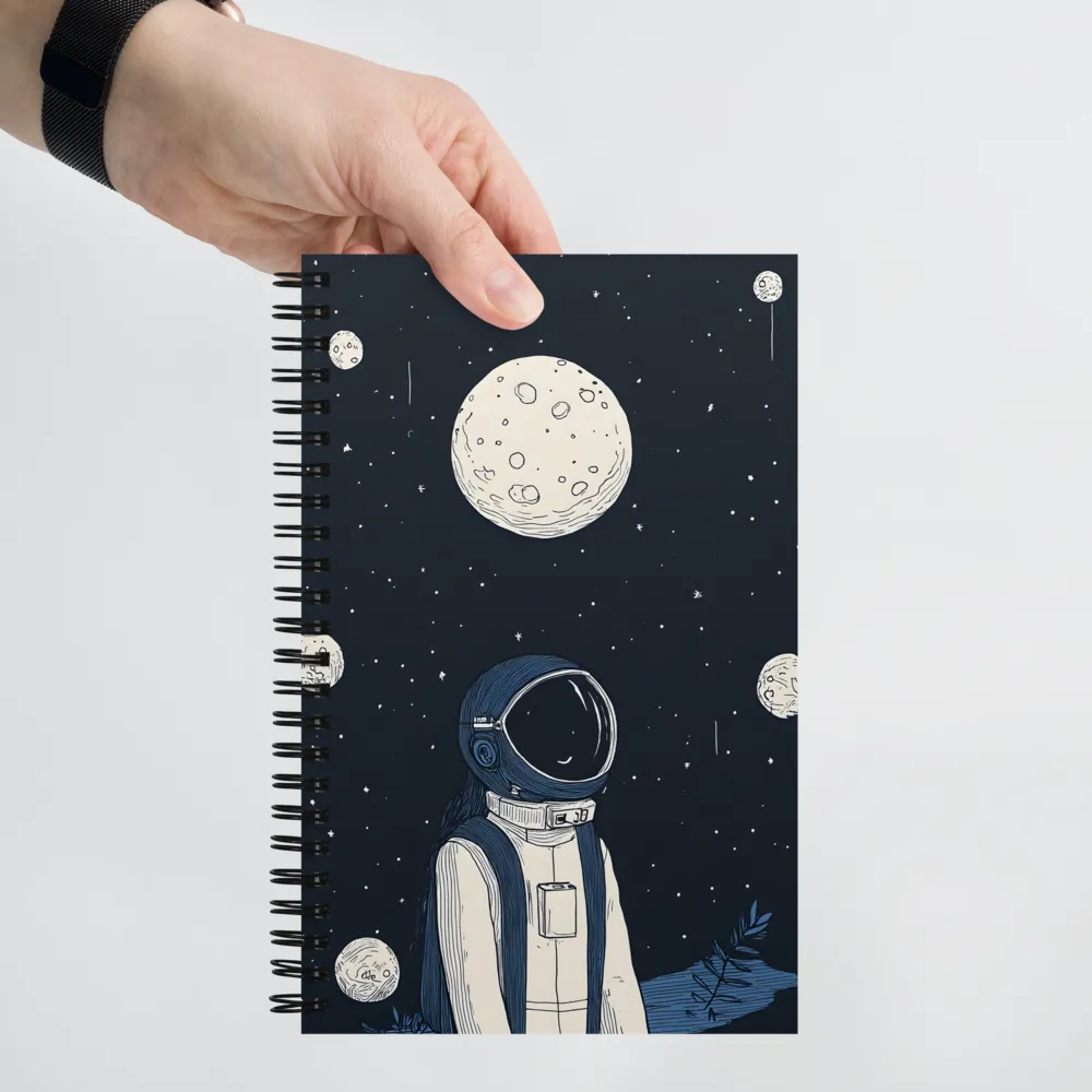 Gazing at the Cosmos | Spiral Notebook