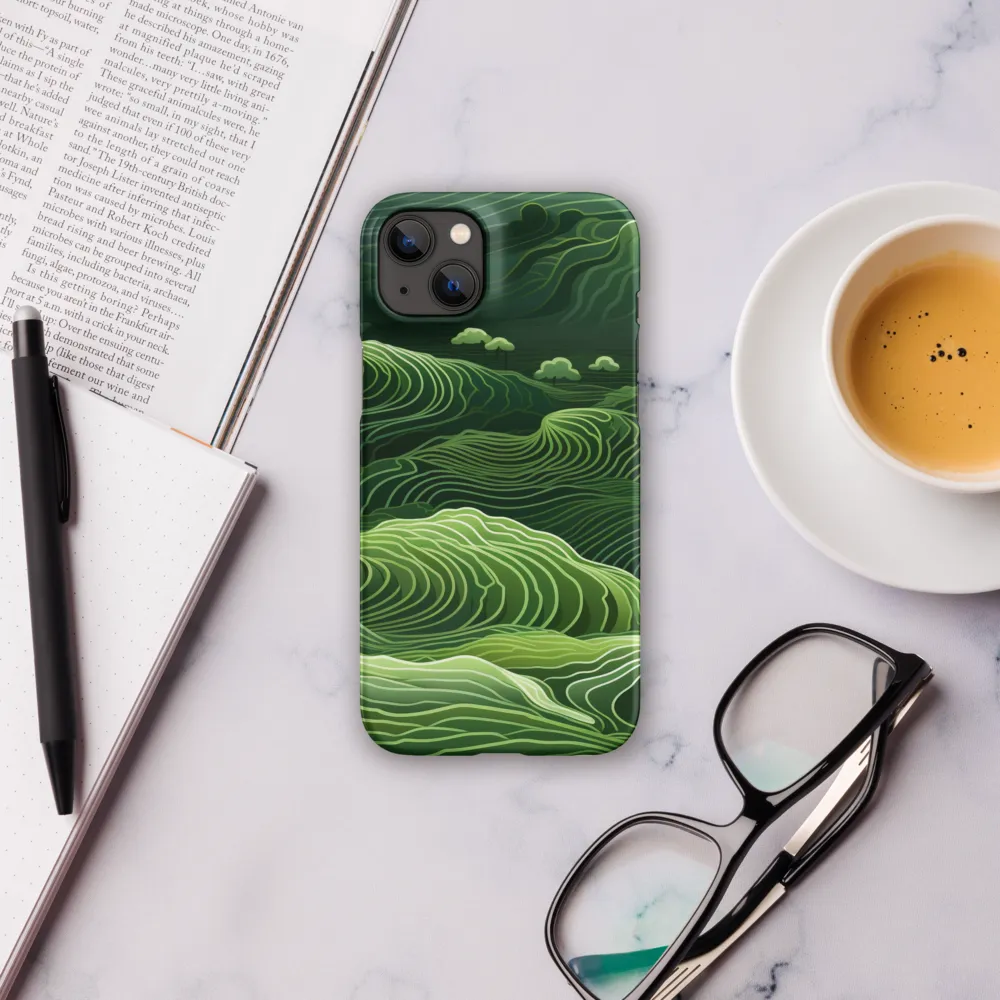Whispers of Green Hills | Phone Case |  14 Plus | Snap Case | Matte