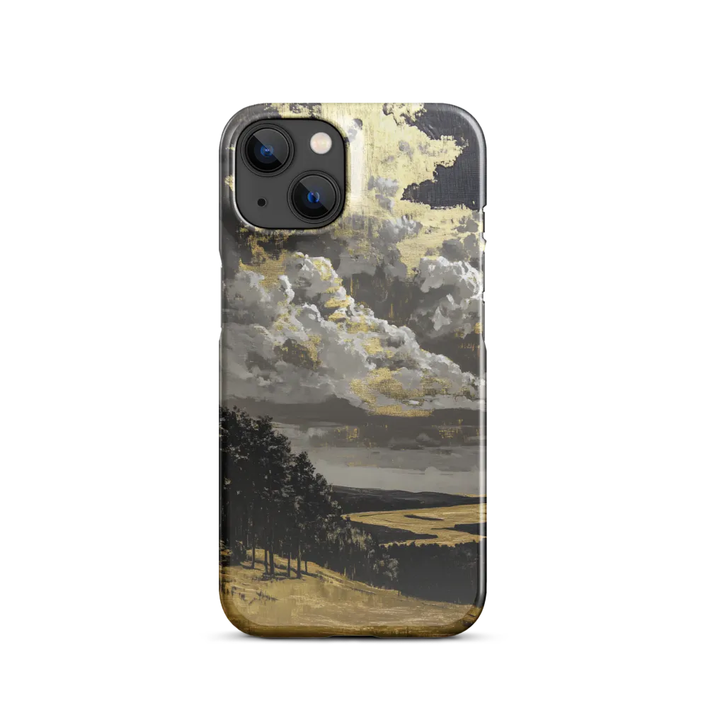 Golden Serenity in a Dramatic Sky