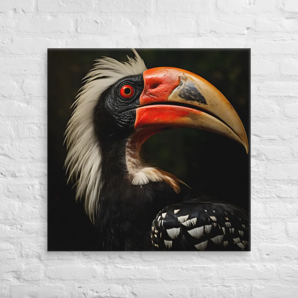 Majesty of the Hornbill | Canvas | 32″×32″