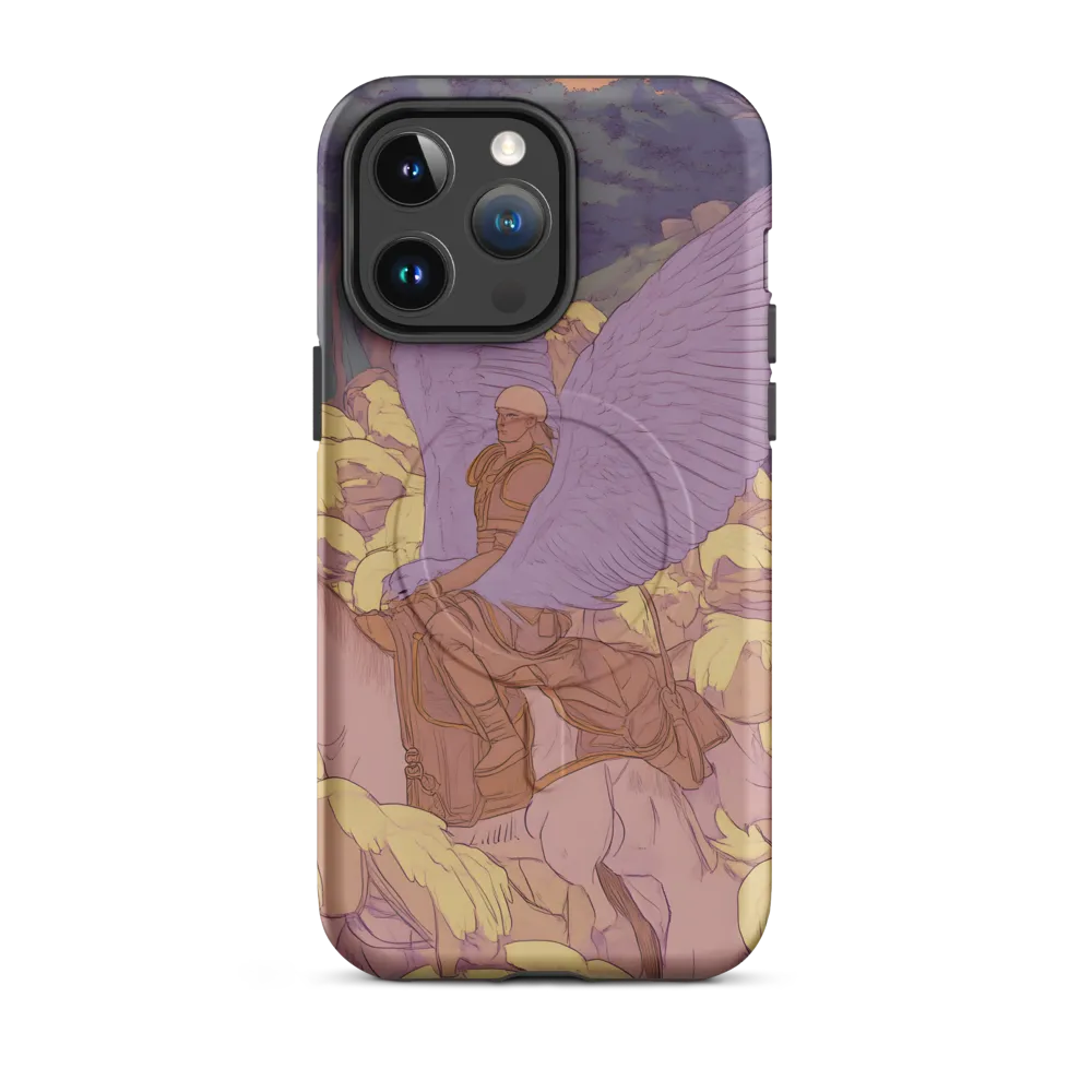 The Winged Guardian | Phone Case |  14 Pro Max | MagSafe® Tough Case | Matte