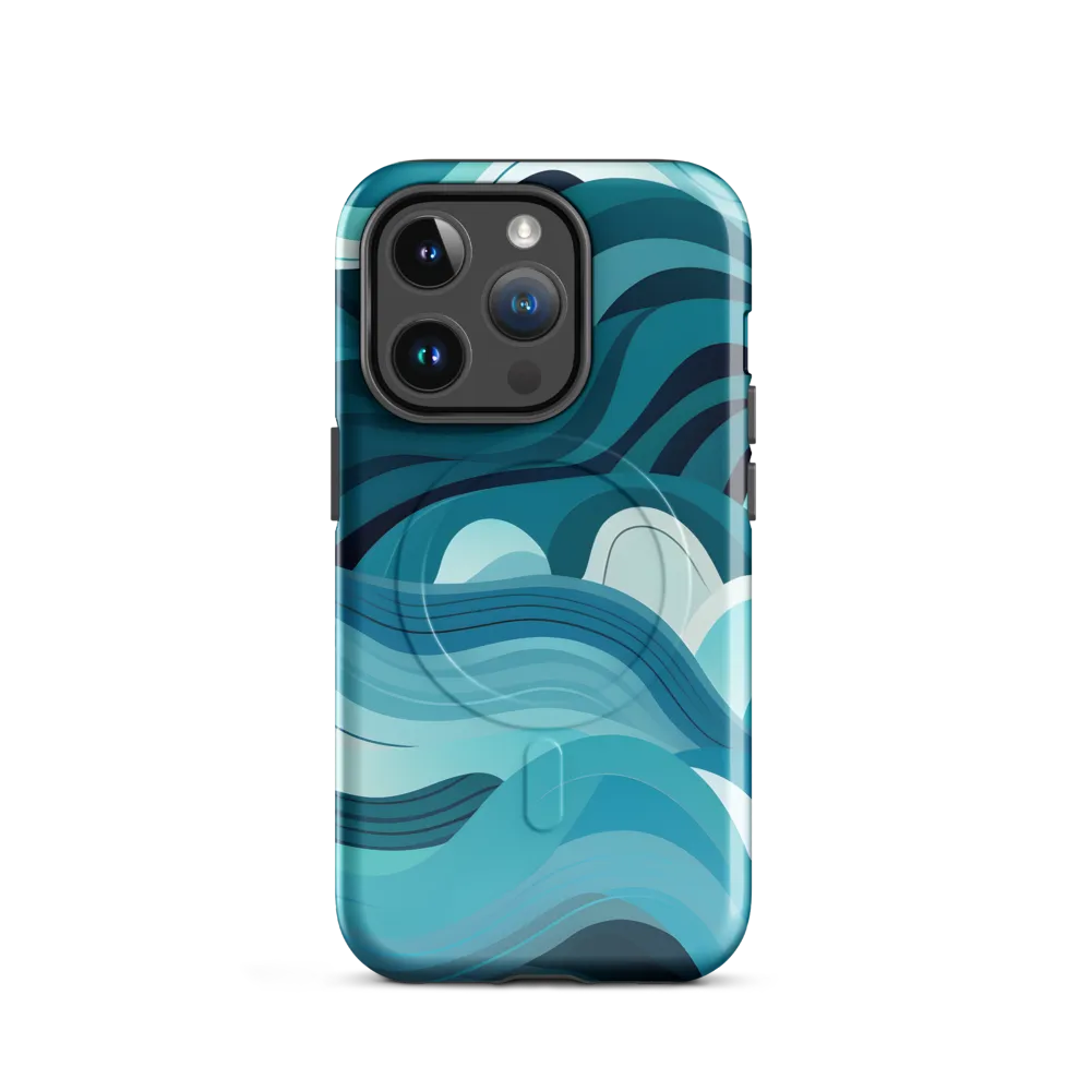 Ebb and Flow | Phone Case |  14 Pro | MagSafe® Tough Case | Glossy