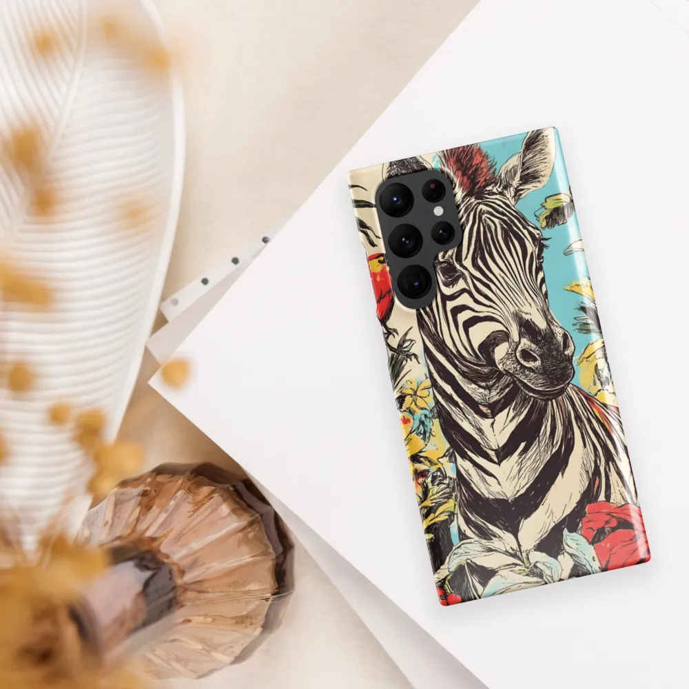 Zebra in Tropical Reverie