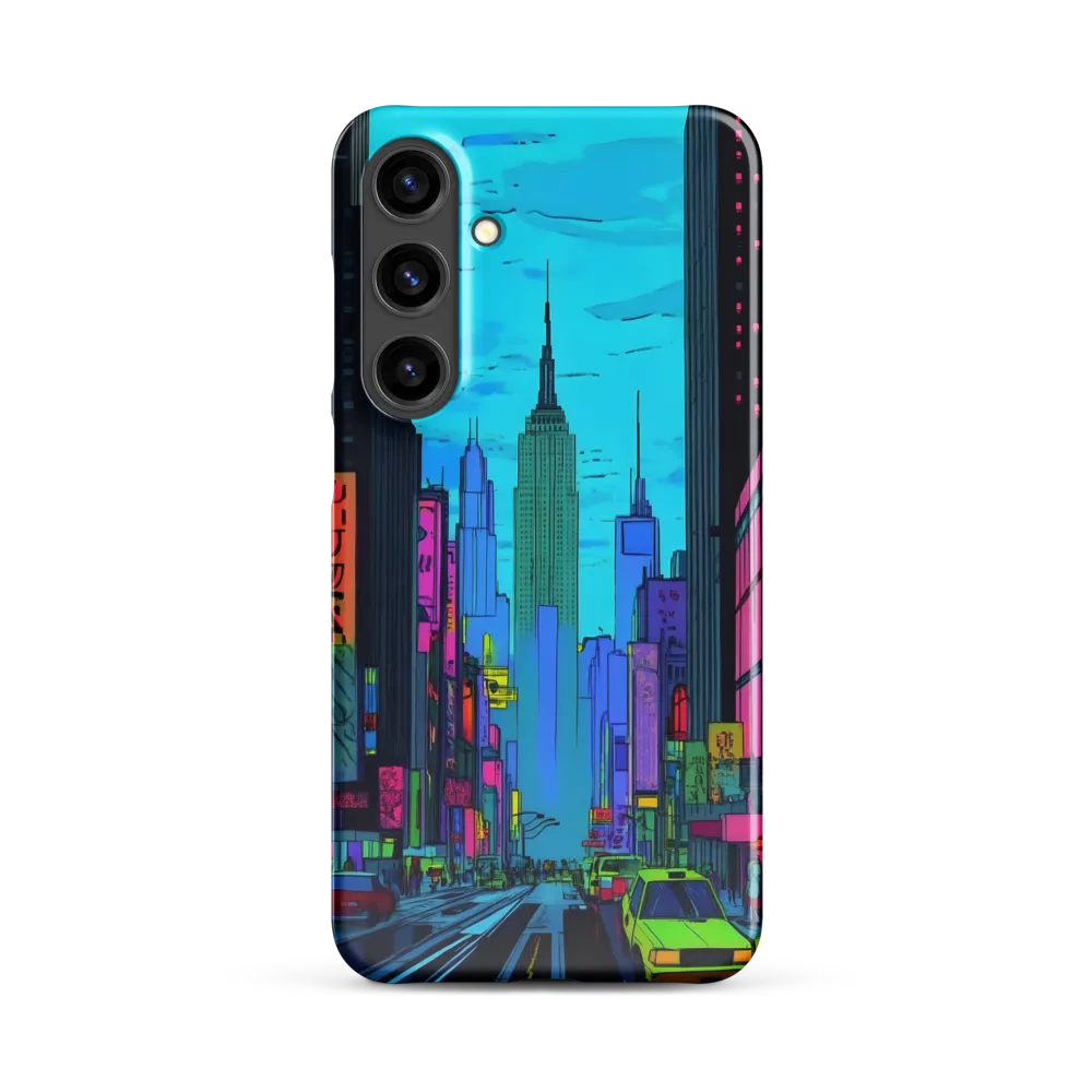 Neon Dreams of the City | Phone Case |  S24 Plus | Snap Case | Glossy