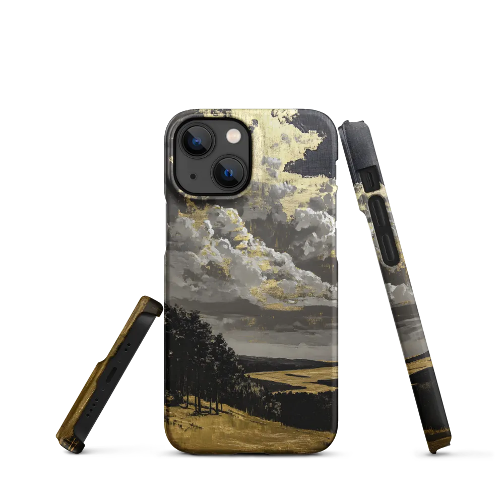 Golden Serenity in a Dramatic Sky