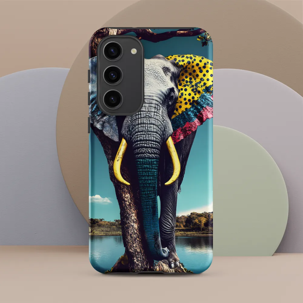 Playful Elegance: The Surreal Elephant