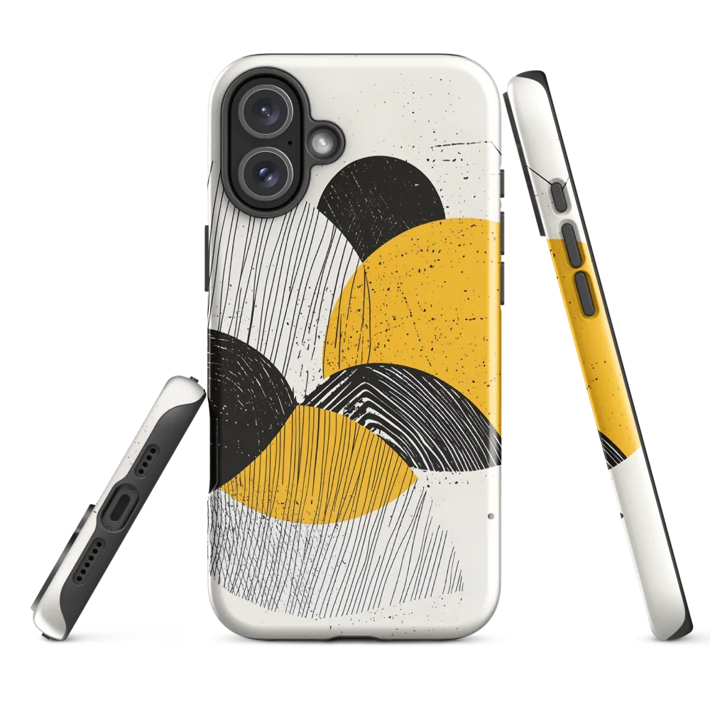 Dynamic Harmony in Black and Yellow