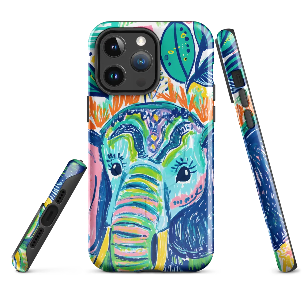 Whimsical Elephant Portrait