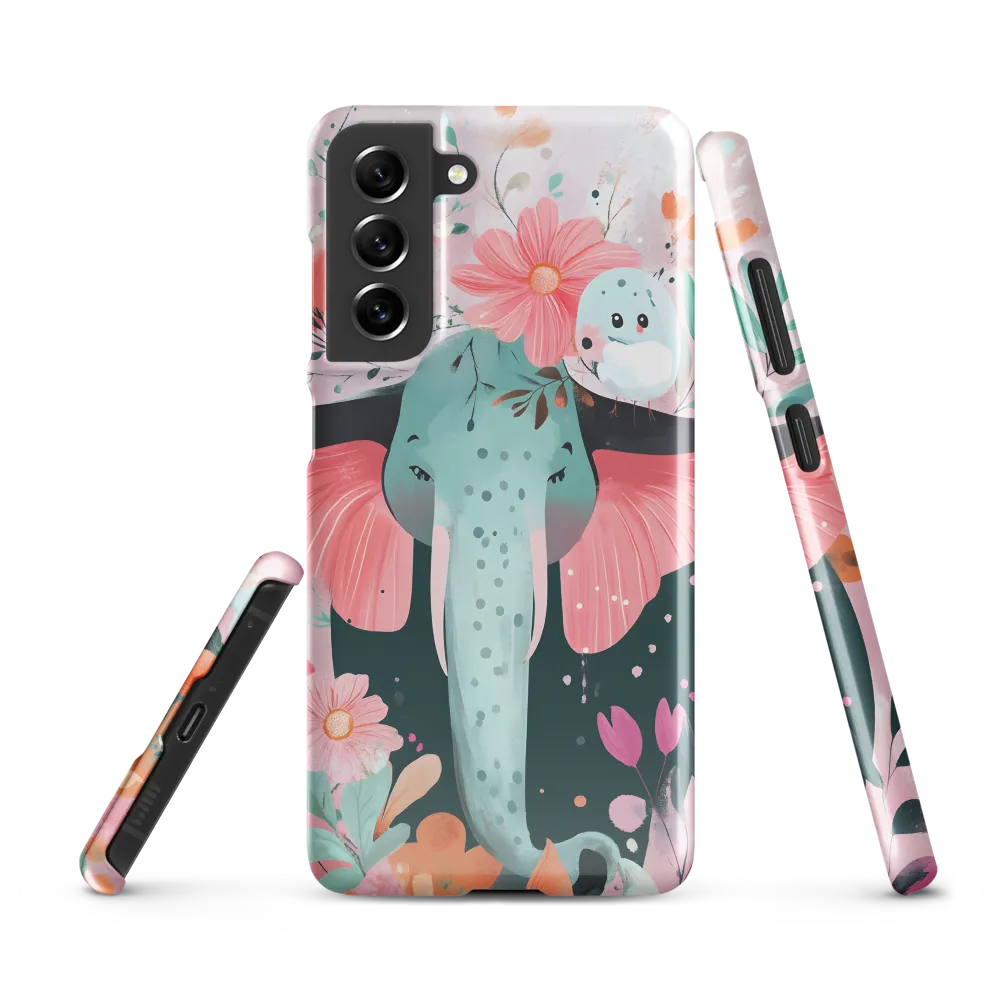 Whimsical Elephant in Bloom
